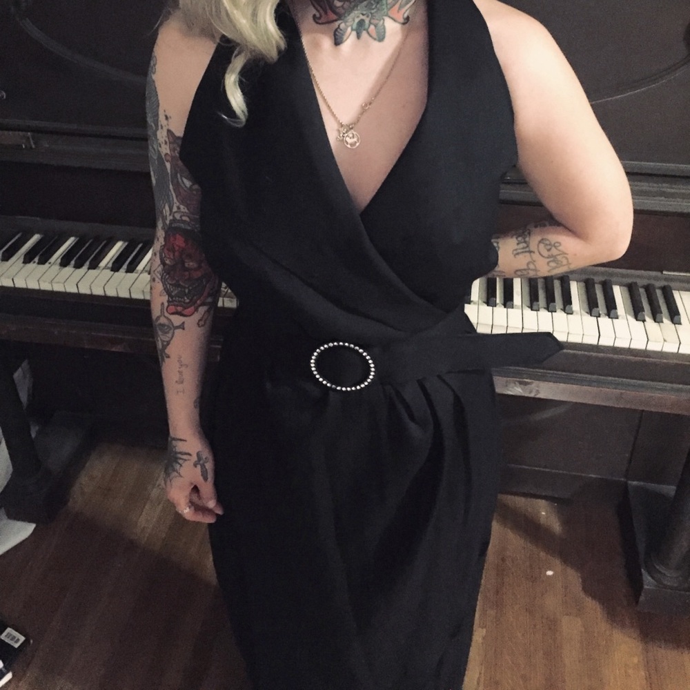 1950 Vintage black dress